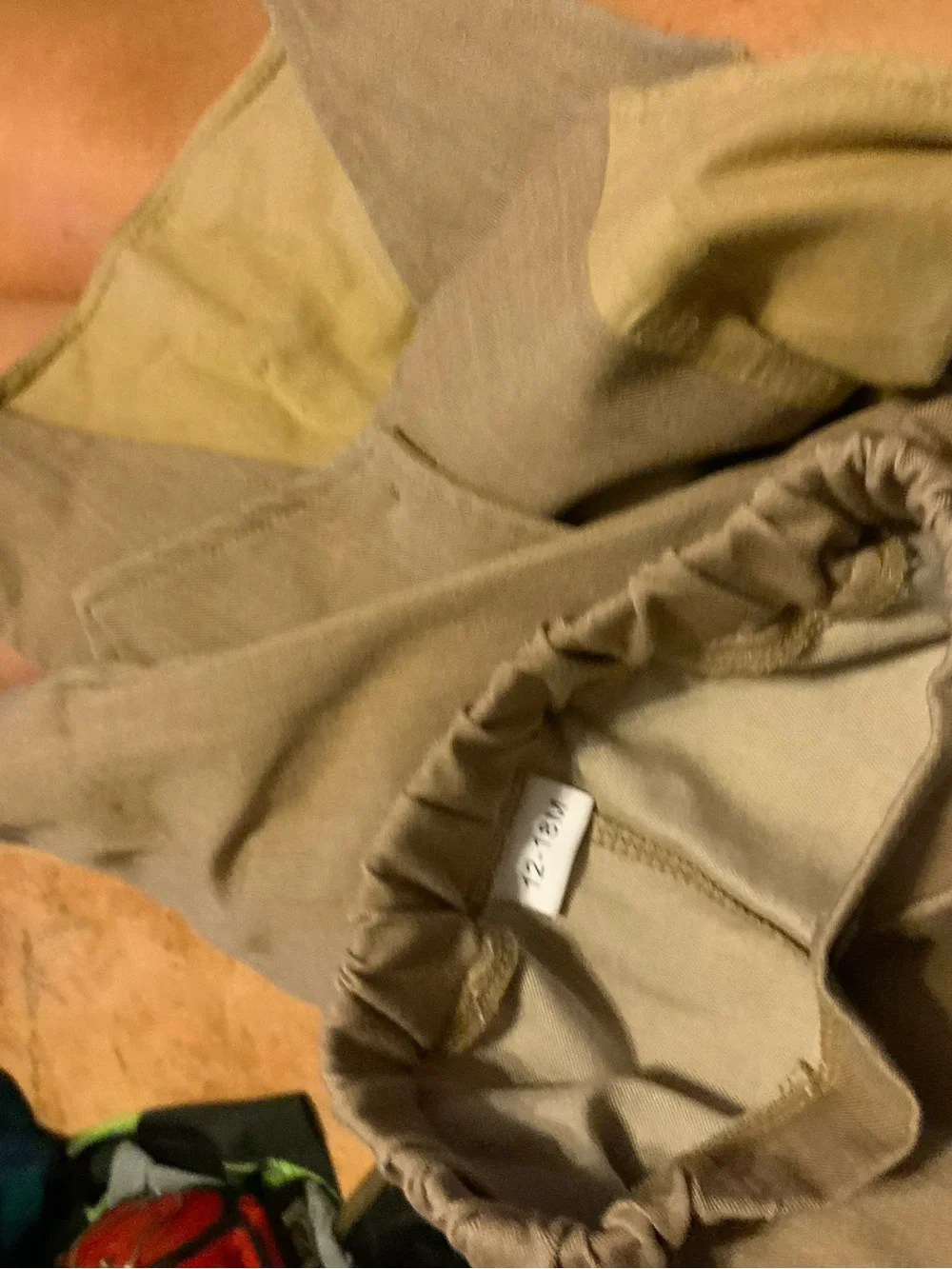 Toddler Khaki Dress Vest and Pants Set